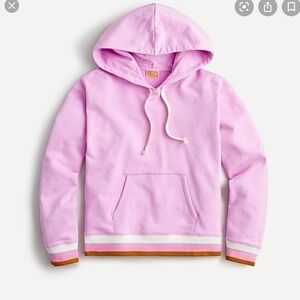 Jcrew striped rib hoodie AM576